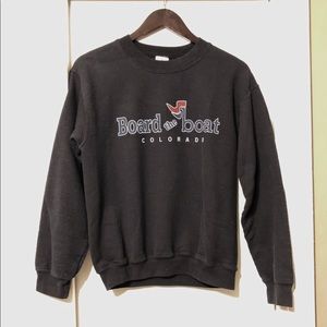 Colorado Black Crewneck Sweater Touristy